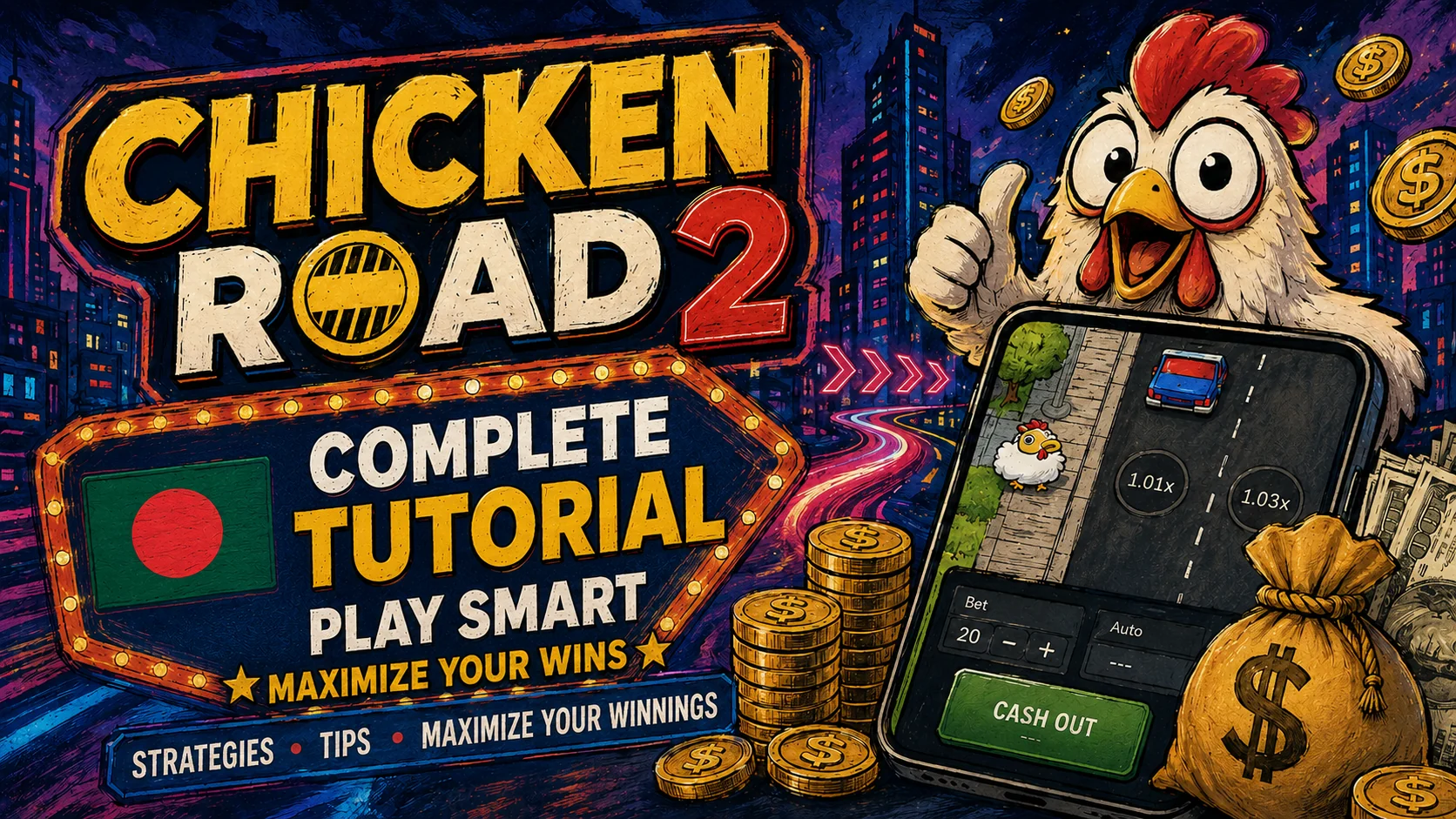 Chicken Road tutorial screen for mobile users in Bangladesh
